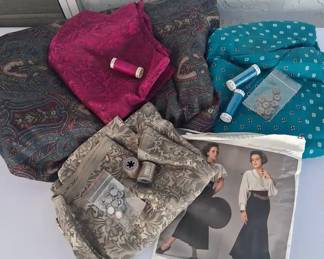 Fabric Kits Fabric Thread Buttons Patterns