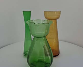 Colored Glass Vases