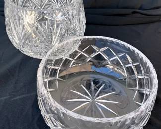 Heavy Cut Crystal Bowls