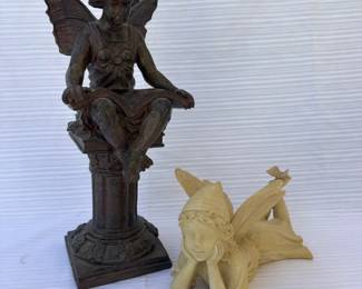 Fairy Garden Statues  2pc