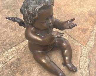 Bronze Cherub Statue