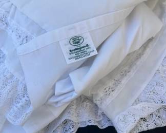 Vintage Laura Ashley King Sheet and 2 Pillow Shams