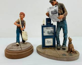 2 Michael Garman Statues