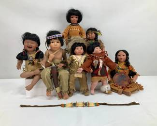 Native American Porcelain Dolls