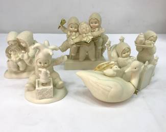 Dept 56 Snowbabies Bisque Porcelain Figurines