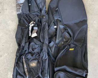 Black Soft-Sided Rolling Golf Bags