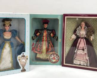 Mattel Barbie Collector Edition Boxed Fashion Dolls
