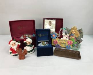 Painted Glass Ornaments, Holiday Figurines and More
