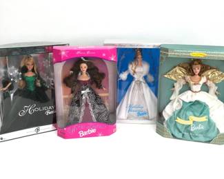 Mattel Barbie Holiday and Collector Edition Dolls