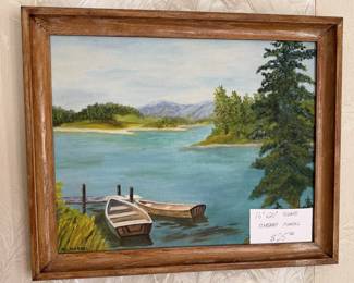 16" X 20" Signed Margaret Mandel painting