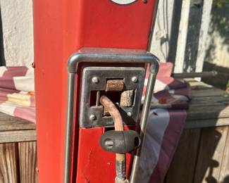 #1 vintage Texaco air/water pole with island light, "as found" not restored, $695. text 704-607-6225 to purchase now.