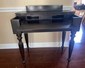 Spinnet writing desk