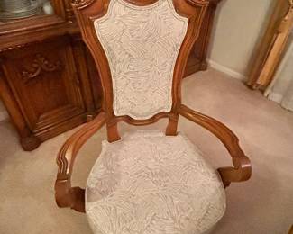 Chairs were recently reupholstered
