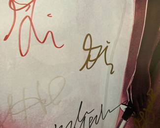 Kill Bill Vol. 2 film poster, with autographs.