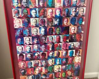 "108 Portraits of the Dalai Lama" by Peter Max