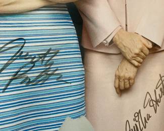 The Royal Tenenbaums film poster, with autographs.