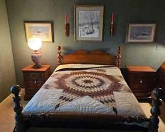 Beautiful EthanBed Allen Queen sz