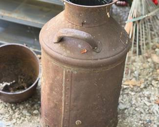 Old Milk Can