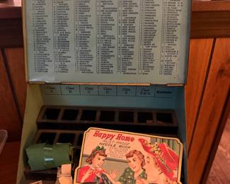 ANTIQUE Sewing Box