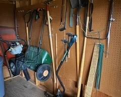 Fertilizer Spreader, Wheelbarrow, Shovels & More
