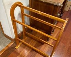 Wood Blanket Rack