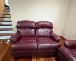 Leather Love Seat