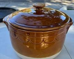 Stoneware Covered Crock