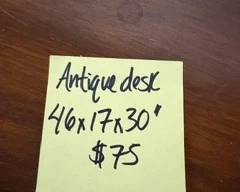 Price & Measurements for Beautiful Vintage Wood Desk!