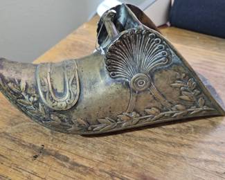 As-Is Antique Venzuelan Brass Conquistador Stirrups - KOS Mark - Wear/Flaws (2 available)