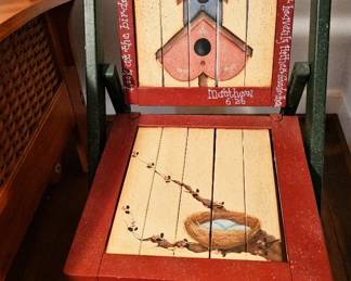 Hand painted chair