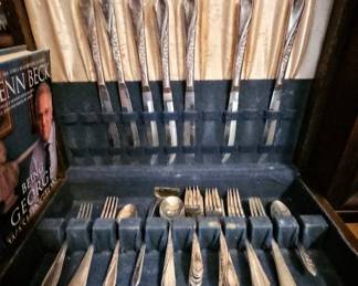 Vintage silver plated flatware