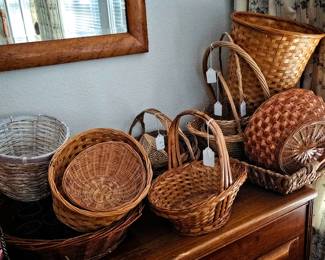 Baskets, some vintage
