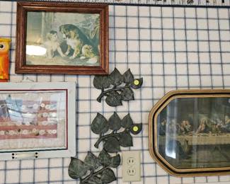Wall art, varied. Some vintage