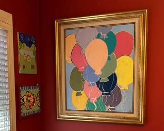 Colorful and Fun Original Folk Art
