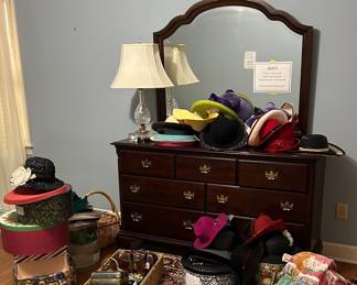 Need a Hat for the Derby? Also, Beautiful Dresser and Knick-Knacks