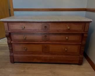 Victorian Marble Top Dresser 