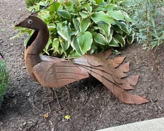 Metal Peacock 