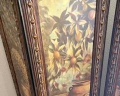3-panel iron room divider $100