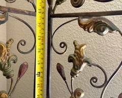 3-panel iron room divider $100