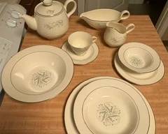 Vintage Celeste dinnerware set- service for 4 $75