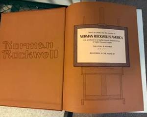 Norman Rockwell book- Numbered #5850/8000 $85
