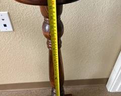 Wood plant stand $35