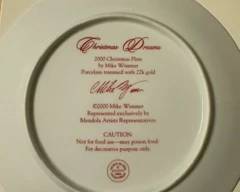 Tom Newsom plate – "Christmas Dreams" $15