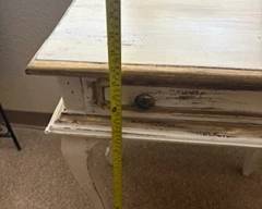 White accent table $45
