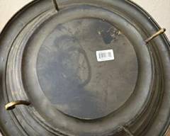 Metal tray with handle $30