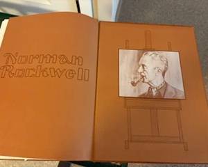 Norman Rockwell book- Numbered #5850/8000 $85