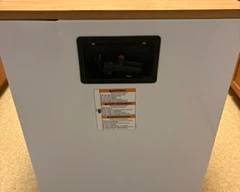 Whirlpool portable dishwasher – butcher block top $175