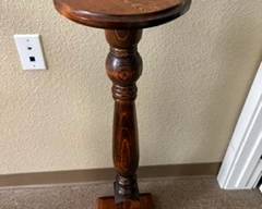 Wood plant stand $35