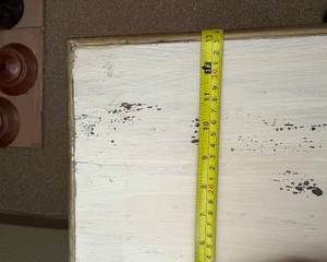 White accent table $45