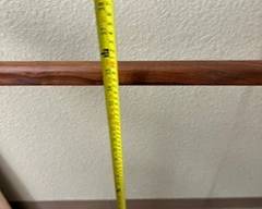 Solid wood blanket rack $55